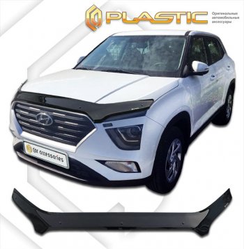 Дефлектор капота (exclusive) CA-Plastic Hyundai (Хюндаи) Creta (Крета)  SU (2020-2022) SU