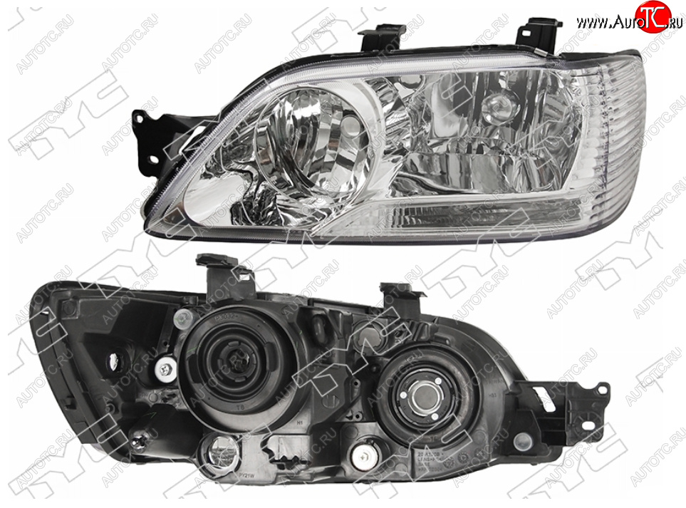 9 499 р. Левая фара (под 2 лампочки) TYC Mitsubishi Lancer Cedia 9 CS универсал (2000-2003)  с доставкой в г. Горно‑Алтайск