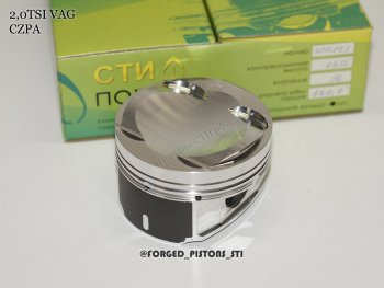 20 999 р. Поршни (VolksWagen 2,0 CZPA под палец 23/51мм кольца 1,2/1,5/2,0) СТИ Skoda Kodiaq NU7 дорестайлинг (2017-2021) (диаметр поршня: 82.5 мм)  с доставкой в г. Горно‑Алтайск. Увеличить фотографию 2