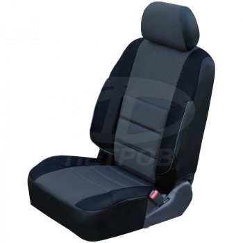 4 849 р. Чехлы сидений (экокожа-жаккард, Standard, Classik, Comfort, 60/40) Петров А10  Лада Гранта FL ( 2191,  2190,  2194,  2192) (2018-2025) лифтбэк рестайлинг, седан рестайлинг, универсал рестайлинг, хэтчбек рестайлинг (Черный)  с доставкой в г. Горно‑Алтайск. Увеличить фотографию 2