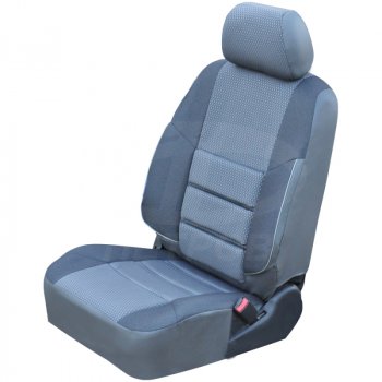 4 849 р. Чехлы сидений (экокожа-жаккард, Standard, Classik, Comfort, 60/40) Петров А10  Лада Гранта FL ( 2191,  2190,  2194,  2192) (2018-2025) лифтбэк рестайлинг, седан рестайлинг, универсал рестайлинг, хэтчбек рестайлинг (Серый)  с доставкой в г. Горно‑Алтайск. Увеличить фотографию 2