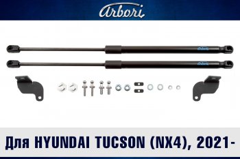 Упоры капота Arbori Hyundai Tucson NX4 (2020-2022)