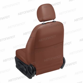13 649 р. Чехлы на сиденья (экокожа) Автопилот  Brilliance M2 (2006-2010) (коричневый)  с доставкой в г. Горно‑Алтайск. Увеличить фотографию 5