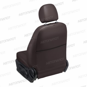 13 649 р. Чехлы на сиденья (экокожа) Автопилот  Brilliance M2 (2006-2010) (шоколад)  с доставкой в г. Горно‑Алтайск. Увеличить фотографию 4