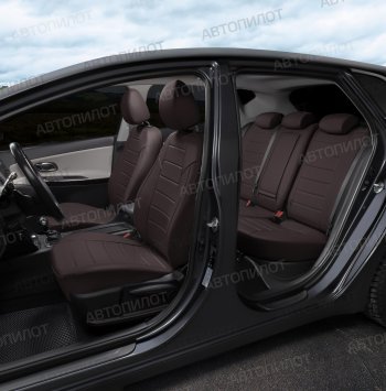 13 649 р. Чехлы на сиденья (экокожа) Автопилот  Brilliance M2 (2006-2010) (шоколад)  с доставкой в г. Горно‑Алтайск. Увеличить фотографию 6