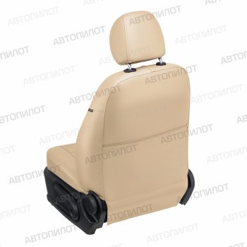13 649 р. Чехлы на сиденья (экокожа) Автопилот  Brilliance M2 (2006-2010) (темно-бежевый)  с доставкой в г. Горно‑Алтайск. Увеличить фотографию 3
