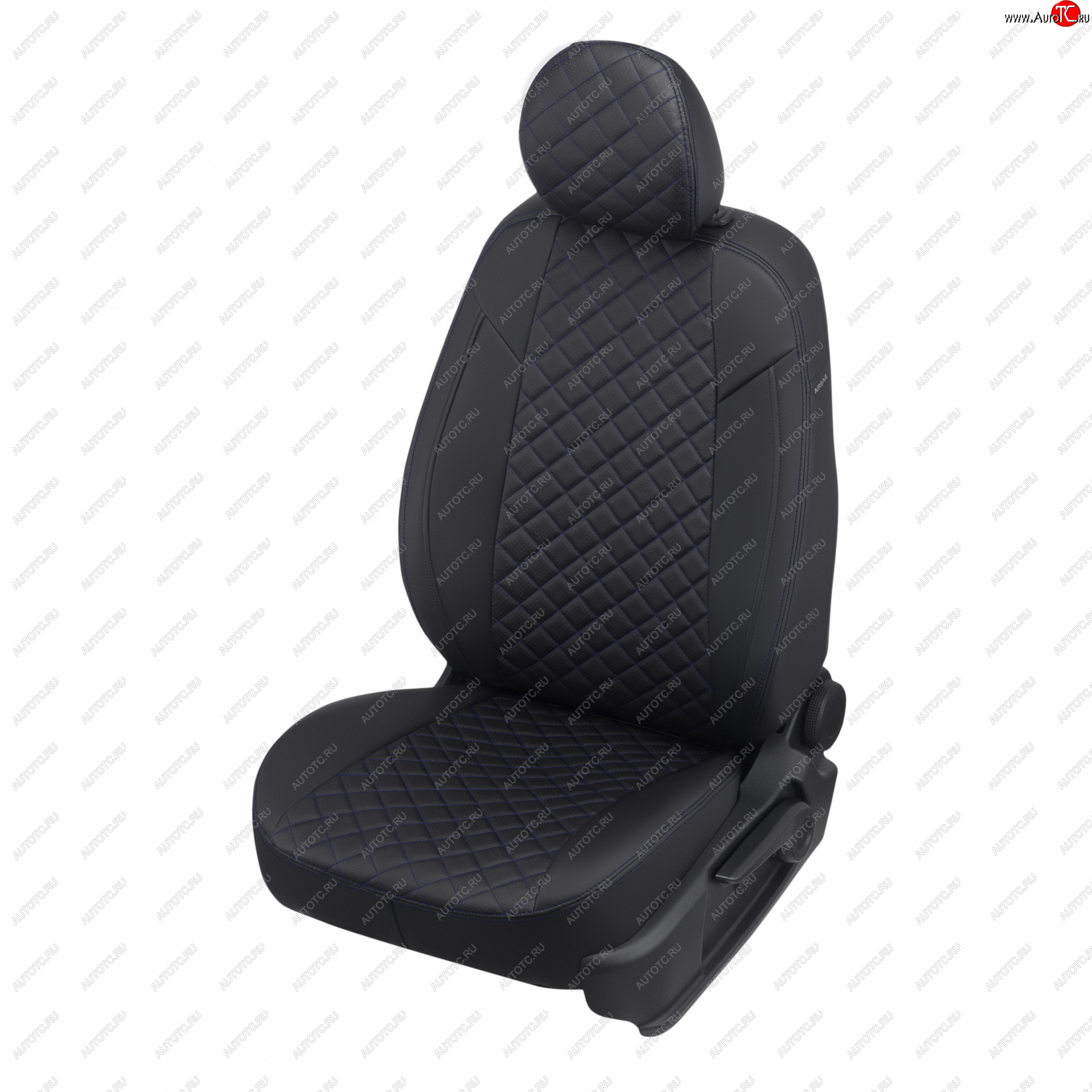 14 249 р.  Geely FC (Vision) Sd c 06-11г  Geely FC (2006-2011) (черный/синяя строчка)  с доставкой в г. Горно‑Алтайск
