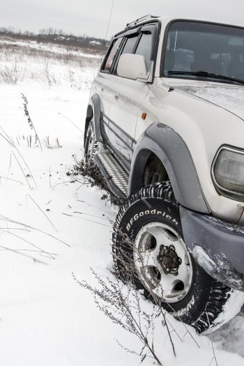 43 999 р. Защита порогов с подножкой РИФ Toyota Land Cruiser J105 (1998-2007)  с доставкой в г. Горно‑Алтайск. Увеличить фотографию 3