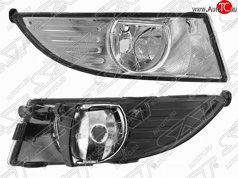 1 589 р. Правая противотуманная фара SAT (под одну лампу) Skoda Fabia Mk2 хэтчбэк рестайлинг (2010-2014)  с доставкой в г. Горно‑Алтайск