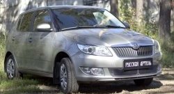 1 999 р. Защитная сетка решетки переднего бампера РА Skoda Fabia Mk2 универсал рестайлинг (2010-2014)  с доставкой в г. Горно‑Алтайск. Увеличить фотографию 3