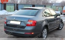 4 649 р. Козырёк на заднее стекло RS Skoda Octavia A7 дорестайлинг лифтбэк (2012-2017) (Неокрашенный)  с доставкой в г. Горно‑Алтайск. Увеличить фотографию 5