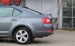 5 849 р. Спойлер RS Skoda Octavia A7 дорестайлинг лифтбэк (2012-2017) (Неокрашенный)  с доставкой в г. Горно‑Алтайск. Увеличить фотографию 6