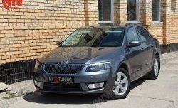 1 999 р. Вставки в нижнюю часть бампера в стиле RS  Skoda Octavia  A7 (2012-2017) дорестайлинг лифтбэк, дорестайлинг универсал (Неокрашенные)  с доставкой в г. Горно‑Алтайск. Увеличить фотографию 4