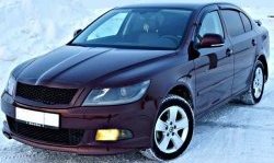 3 949 р. Накладка на передний бампер CT v3 Skoda Octavia A5 рестайлинг универсал (2008-2013) (Неокрашенная)  с доставкой в г. Горно‑Алтайск. Увеличить фотографию 6