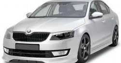 5 999 р. Пороги накладки CT Skoda Octavia A7 дорестайлинг лифтбэк (2012-2017) (Неокрашенные)  с доставкой в г. Горно‑Алтайск. Увеличить фотографию 2