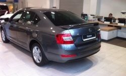 2 649 р. Спойлер LitCompany Skoda Octavia A7 дорестайлинг лифтбэк (2012-2017) (Неокрашенный)  с доставкой в г. Горно‑Алтайск. Увеличить фотографию 8