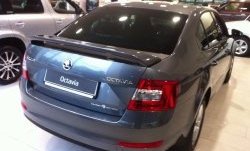 2 649 р. Спойлер LitCompany Skoda Octavia A7 дорестайлинг лифтбэк (2012-2017) (Неокрашенный)  с доставкой в г. Горно‑Алтайск. Увеличить фотографию 9