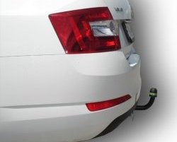 16 349 р. Фаркоп Лидер Плюс.  Skoda Octavia  A7 (2012-2020) дорестайлинг лифтбэк, рестайлинг лифтбэк (Без электропакета)  с доставкой в г. Горно‑Алтайск. Увеличить фотографию 3