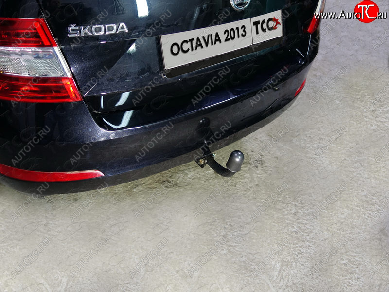 13 399 р. Фаркоп (тягово-сцепное устройство) TCC Skoda Octavia A7 дорестайлинг лифтбэк (2012-2017) (Оцинкованный, шар A )  с доставкой в г. Горно‑Алтайск