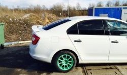 4 999 р. Спойлер RS style Skoda Rapid NH3 дорестайлинг лифтбэк (2012-2017) (Неокрашенный)  с доставкой в г. Горно‑Алтайск. Увеличить фотографию 12