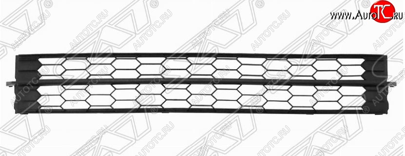 1 079 р. Решётка в передний бампер SAT Skoda Rapid NH3 дорестайлинг лифтбэк (2012-2017)  с доставкой в г. Горно‑Алтайск
