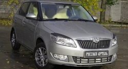 1 269 р. Реснички на фары RA  Skoda Roomster  5J (2006-2010) дорестайлинг (Неокрашенные)  с доставкой в г. Горно‑Алтайск. Увеличить фотографию 1