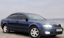 1 649 р. Реснички на фары CT Skoda Superb седан 3U дорестайлинг (2001-2006) (Неокрашенные)  с доставкой в г. Горно‑Алтайск. Увеличить фотографию 3