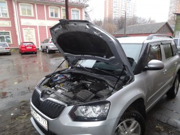 Упоры капота Russtal Skoda Yeti (2013-2018)  (2 штуки)