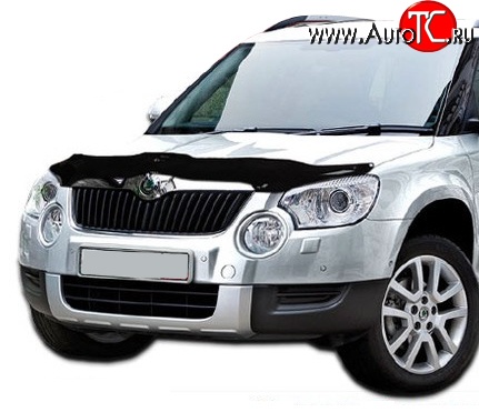 4 599 р. Дефлектор капота NovLine Skoda Yeti (2009-2013)  с доставкой в г. Горно‑Алтайск