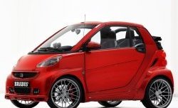 23 049 р. Накладки на колёсные арки Brabus Ultimate Smart Fortwo С453 2 хэтчбэк 3 дв. (2007-2014) (Неокрашенные)  с доставкой в г. Горно‑Алтайск. Увеличить фотографию 3