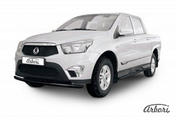 Защита переднего бампера Arbori SSANGYONG Actyon Sport (2012-2025)