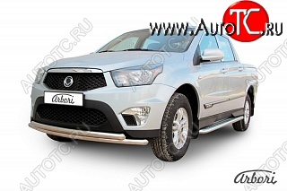 13 949 р. Обвес переднего бампера Arbori SSANGYONG Actyon Sport (2012-2025)  с доставкой в г. Горно‑Алтайск