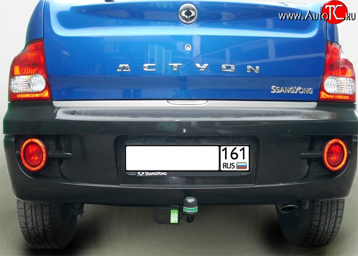 62 999 р. Фаркоп Лидер Плюс  SSANGYONG Actyon  1 (2006-2010) (Без электропакета)  с доставкой в г. Горно‑Алтайск