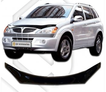 Дефлектор капота CA-Plastiс exclusive SSANGYONG Kyron рестайлинг (2007-2016)