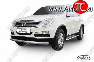 12 689 р. Обвес переднего бампера Arbori SSANGYONG Rexton Y290 (2012-2017)  с доставкой в г. Горно‑Алтайск