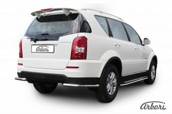 Защита заднего бампера Arbori SSANGYONG Rexton Y290 (2012-2017)