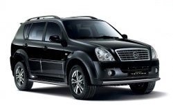 Защита порогов из трубы Ø51 Petroil Tuning. SSANGYONG Rexton Y250 (2006-2012) ()