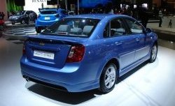 7 899 р. Пороги накладки Street Edition Daewoo Gentra KLAS седан (2012-2016) (Неокрашенные)  с доставкой в г. Горно‑Алтайск. Увеличить фотографию 2