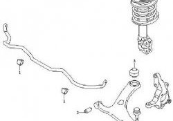 489 р. Полиуретановая втулка стабилизатора передней подвески Точка Опоры (20 мм) Subaru Legacy BL/B13 дорестайлинг седан (2003-2006)  с доставкой в г. Горно‑Алтайск. Увеличить фотографию 2