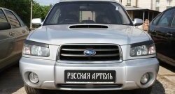 1 099 р. Реснички фар RA Subaru Forester SG дорестайлинг (2002-2005) (Неокрашенные)  с доставкой в г. Горно‑Алтайск. Увеличить фотографию 3