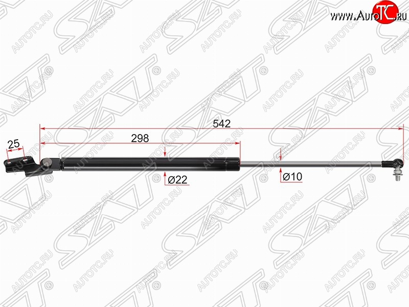 879 р. Правый газовый упор крышки багажника SAT  Subaru Forester ( SH,  SJ) (2008-2019) дорестайлинг, рестайлинг  с доставкой в г. Горно‑Алтайск