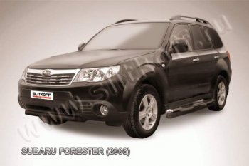 защита переднего бампера Slitkoff Subaru Forester SH (2008-2013)