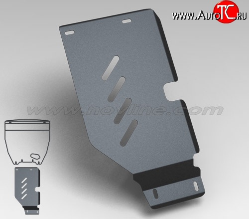 3 059 р. Защита коробки передач Novline (2.0, АКПП, 3 мм) Subaru Forester SH (2008-2013)  с доставкой в г. Горно‑Алтайск