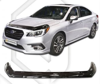 Дефлектор капота CA-Plastiс exclusive Subaru Legacy BN/B15 рестайлинг седан (2017-2024)