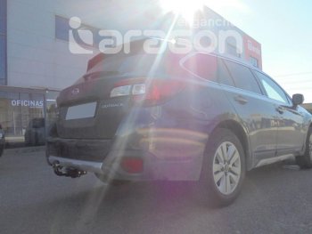 22 699 р. Фаркоп Aragon. (шар S) Subaru Outback BS/B15 дорестайлинг универсал (2014-2018)  с доставкой в г. Горно‑Алтайск. Увеличить фотографию 2