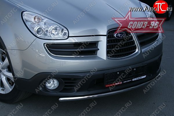 10 079 р. Защита переднего бампера одинарная Souz-96 (d42). Subaru Tribeca (2005-2007)  с доставкой в г. Горно‑Алтайск