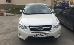 1 469 р. Сетка на бампер Russtal (черная) Subaru XV GP/G33 дорестайлинг (2012-2016)  с доставкой в г. Горно‑Алтайск. Увеличить фотографию 2