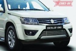 Декоративный элемент воздухозаборника Souz-96 (d16) Suzuki Grand Vitara JT 5 дверей 2-ой рестайлинг (2012-2016)