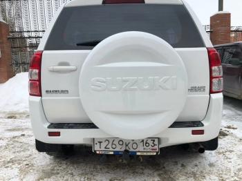 6 949 р. Пластиковый колпак запасного колеса SUZUKI (верхняя часть, 225/70/16) Suzuki Grand Vitara FTB03 3 двери (1997-2005) (неокрашенный)  с доставкой в г. Горно‑Алтайск. Увеличить фотографию 10