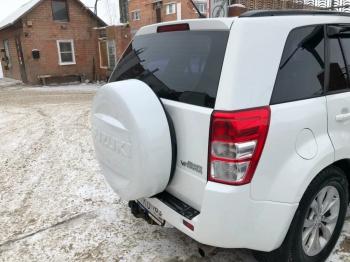 6 949 р. Пластиковый колпак запасного колеса SUZUKI (верхняя часть, 225/70/16) Suzuki Grand Vitara FTB03 3 двери (1997-2005) (неокрашенный)  с доставкой в г. Горно‑Алтайск. Увеличить фотографию 13